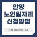 안양 노일일자리 신청 방법