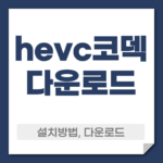 hevc코덱 다운로드