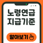 노령연금 지급기준